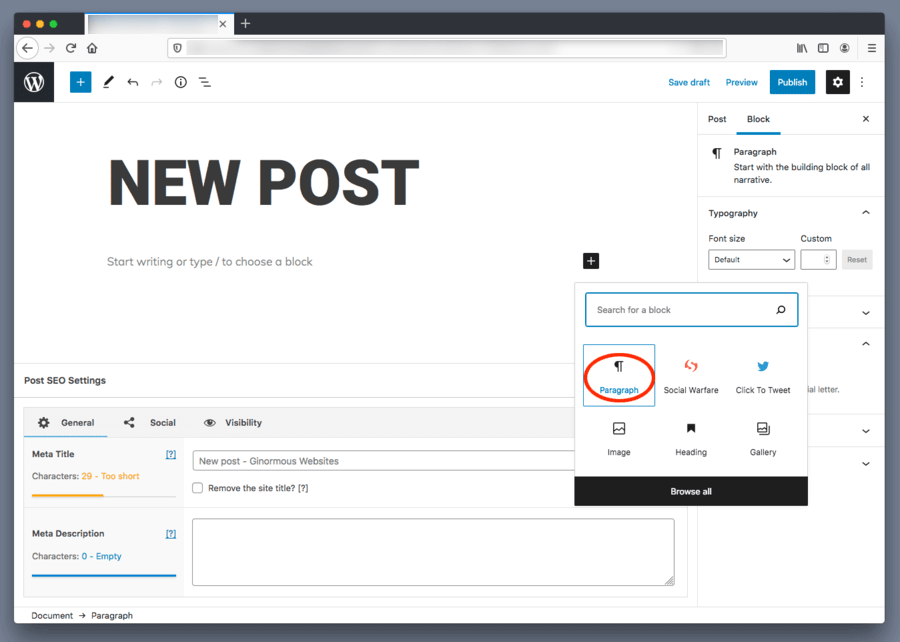 How to Add a New Post to Your Blog / Website. - Ginormous Websites